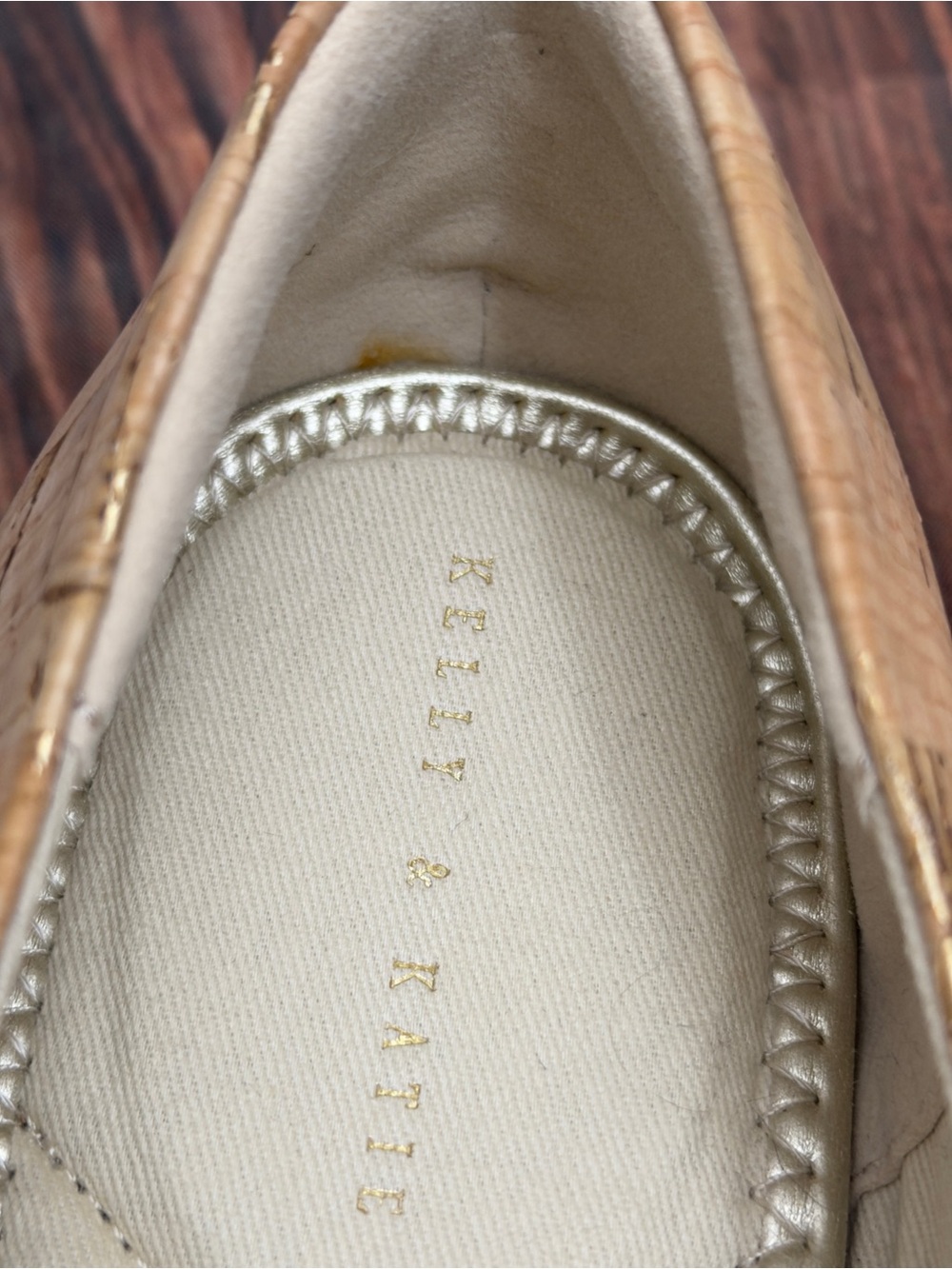 Kelly & Katie Hiliah Cork Medallion Ballet Flat Size 11 - Picture 13 of 16